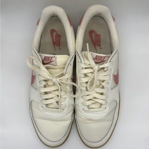 Nike Cream and Pink Athletic Shoes